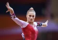 Лилия Ахаимова на чемпионате мира по спортивной гимнастике в Катаре. 2018