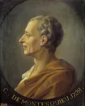 Портрет Шарля Луи Монтескьё. 1753–1794. По медали Жак-Антуана Дасье