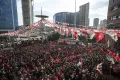 Митинг в поддержку кандидатов в мэры Анкары и Стамбула от Народно-республиканской партии. Анкара. 2 апреля 2019