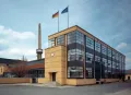 Вальтер Гропиус. Здание обувной фабрики «Фагус» («Fagus-Werke»), Альфельд (Германия). 1912