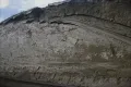 Ледниковые глинистые отложения. Окрестности поселения Джонсонс-Кроссинг, долина реки Теслин (территория Юкон, Канада)