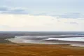 Прикаспийская синеклиза. Озеро Баскунчак на Прикаспийской низменности (Астраханская область, Россия)
