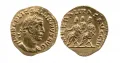 Ауреус Галлиена, золото. Рим. 254–255