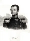 Огюст Хюссенер. Портрет Эдуарда фон Бонина. Ок. 1854