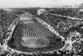 Парад участников на Церемонии открытия I Олимпиады. 1896
