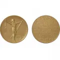 Медаль I Олимпийских зимних игр. Дизайнер Рауль Бенар. 1924