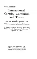 International cartels, combines and trusts