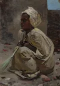 Василий Поленов. Джума. Мальчик из Нижней Нубии. 1881