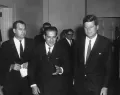 Президент Бразилии Жоан Гуларт на встрече с президентом Джоном Кеннеди