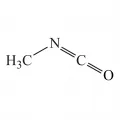 Структурная формула метилизоцианата