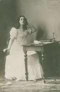 Мария Кузнецова-Бенуа в партии Татьяны в опере «Евгений Онегин» П. И. Чайковского. Не ранее 1905