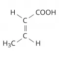 Структурная формула кротоновой кислоты
