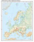 Озеро Кимзе на карте зарубежной Европы