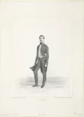 Огюст Раффе. Портрет Леона Луи Лаланна. 1848