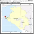Карабетова гора (ООПТ) на карте Краснодарского края