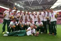 Сборная Мексики по футболу с золотыми медалями на Олимпийских играх. Стадион «Уэмбли», Лондон. 2012