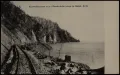 Полотно железной дороги вдоль озера Байкал. 1900-е гг.