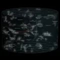 Карта сверхскоплений галактик в окрестностях сверхскопления Девы