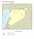 Телль-Хазна на карте Сирии