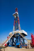 Добыча нефти на месторождении Жанажол (Актюбинская область, Казахстан)