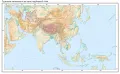 Туранская низменность на карте зарубежной Азии