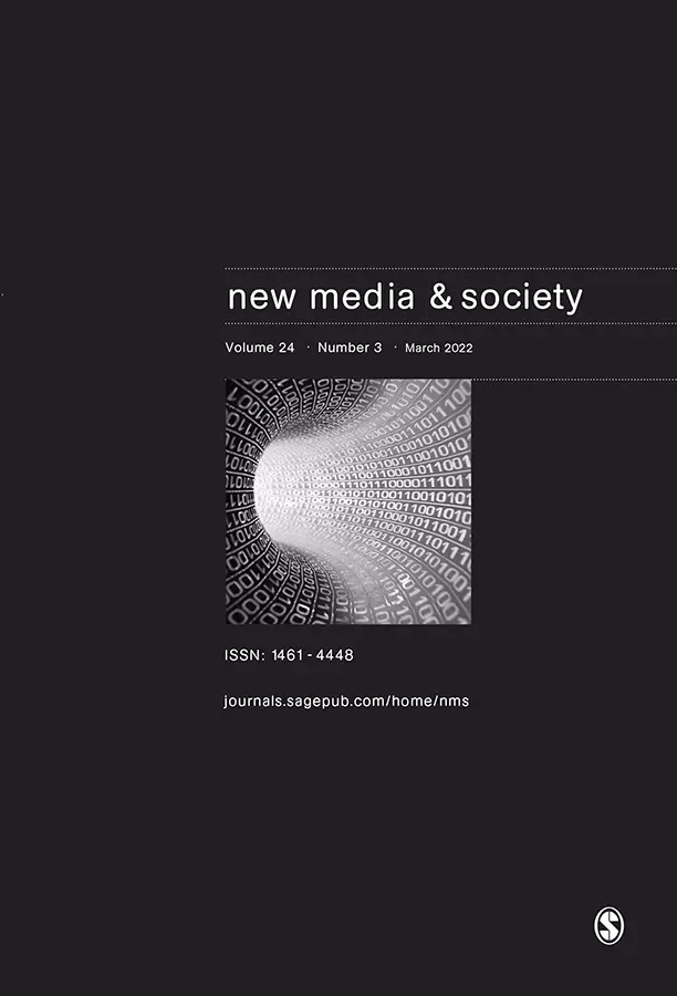New Media And Society New Media And Society
