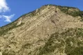 Лежачая антиклинальная складка во флишевой толще. Долина Дюранс, Верхние Альпы (Франция)