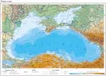 Общегеографическая карта Чёрного моря