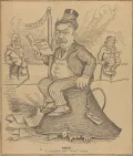 Чарльз Льюис Бартоломью. Президент, который занят делом. Карикатура на Теодора Рузвельта, вмешивающегося в Марокканский кризис. 1900-е гг. 
