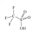 Структурная формула трифторметансульфокислоты