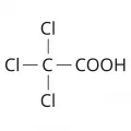 Структурная формула трихлоруксусной кислоты