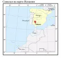 Севилья на карте Испании