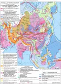 Азия. Тектоническая карта