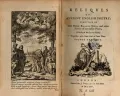 Thomas Percy. Reliques of Ancient English Poetry. London, 1765 (Томас Перси. Памятники старинной английской поэзии). Разворот