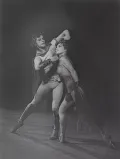 К. И. Федичева и А. А. Сапогов в балете «Орестея» на музыку Ю. А. Фалика в постановке Г. Д. Алексидзе. 1990-е гг. 