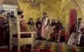 Андрей Рябушкин. Сидение царя Михаила Федоровича с боярами в его государевой комнате. 1893