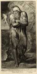 Уильям Блейк. Иосиф Аримафейский среди скал Альбиона. 1773