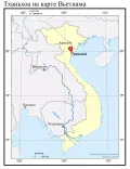 Тханьхоа на карте Вьетнама