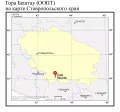 Гора Бештау (ООПТ) на карте Ставропольского края