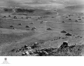 Немецкие танки и позиции пехоты в горной долине на Кавказе. Сентябрь 1942