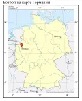 Ботроп на карте Германии