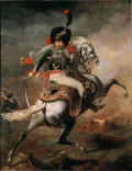 Теодор Жерико. Офицер конных егерей Императорской гвардии атакует. 1812