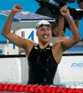 Чемпионка Игр XXVIII Олимпиады по плаванию Яна Клочкова. 2004