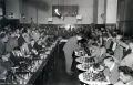 Чемпион мира Василий Смыслов даёт сеанс одновременной игры в Вене. 1957