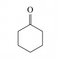 Структурная формула циклогексанона