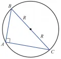 Теорема синусов. Окружность с прямоугольным треугольником.