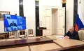 Совещание Президента России Владимира Путина с постоянными членами Совета Безопасности в режиме видеоконференции. 2021