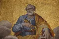 Апостол Пётр с ключами от Царства небесного. Фрагмент мозаики собора Святого Марка, Венеция. 12 в.