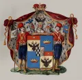 Герб графа Григория Потёмкина-Таврического, имеющего титул светлейшего князя Священной Римской Империи