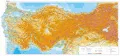 Общегеографическая карта Турции